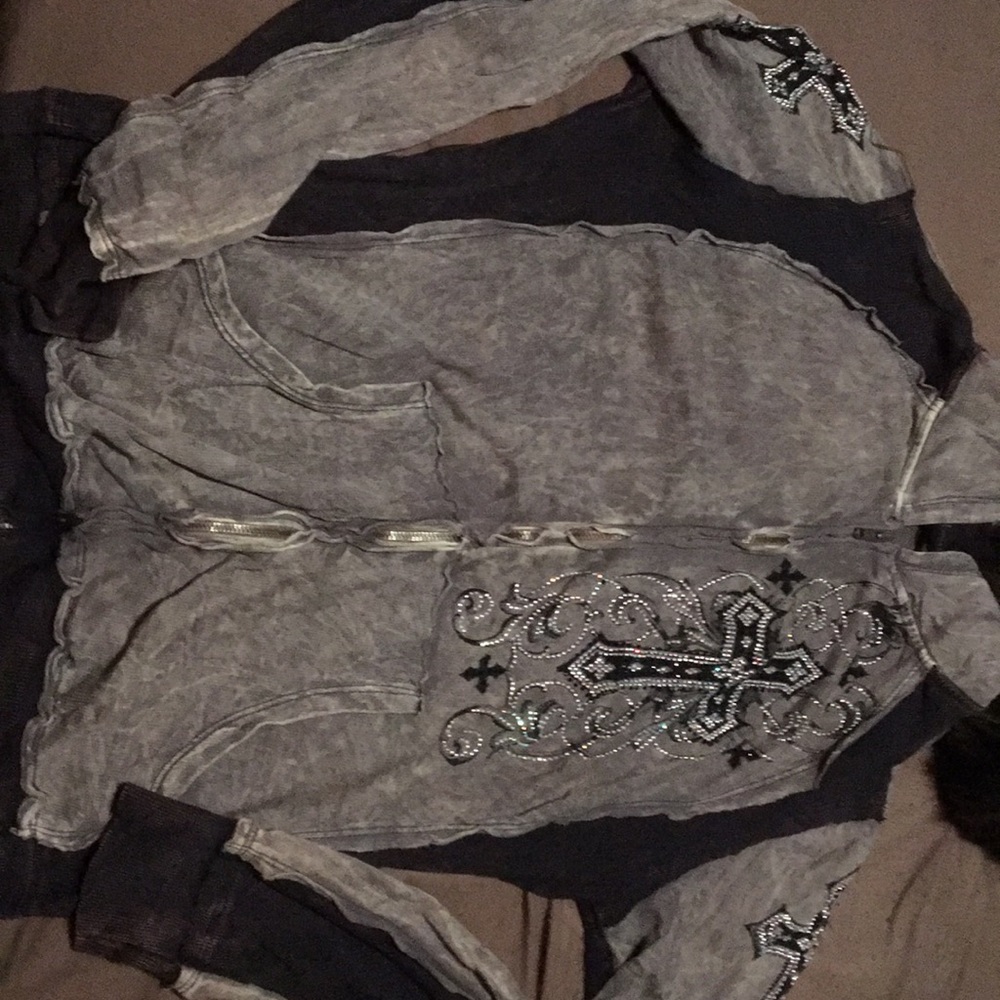 Rhinestone sweater